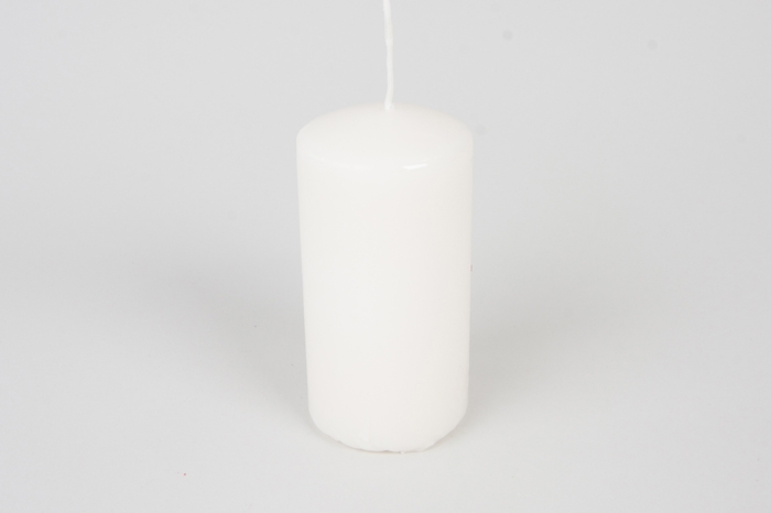 Свеча пенек d63х h150мм белый Свеча пенек d63х h150мм белый