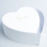 Коробка Сердце 23,5x23x11см For you белый Коробка Сердце 23,5x23x11см For you белый
