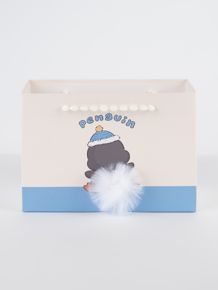 Сумочка Зверюшки с хвостиком 20х15х9см L383 Пингвин