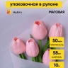 Пленка матовая  50мкм 58см х 10м РЦ перламутр белый