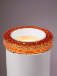 Лента кружево  2/25 РД оранжевая