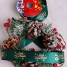 Лента НГ 2,5х3ярд зеленый с рисунком Merry Christmas 2 Лента НГ 2,5х3ярд зеленый с рисунком Merry Christmas 2