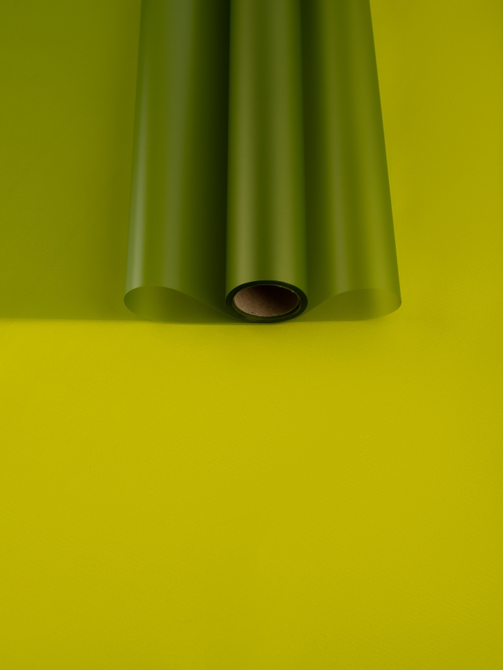 Пленка матовая 60см х 10м  на втулке зеленый