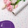 Бумага белая крафт 50г/м2, 70см x 10м Сердечки конфетти, нежность Бумага белая крафт 50г/м2, 70см x 10м Сердечки конфетти, нежность