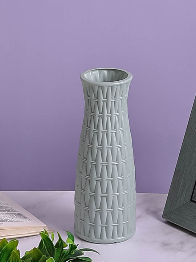 Ваза пластиковая H21 х D6,8х7,7см AS3508 голубой Ваза пластиковая H21 х D6,8х7,7см AS3508 голубой