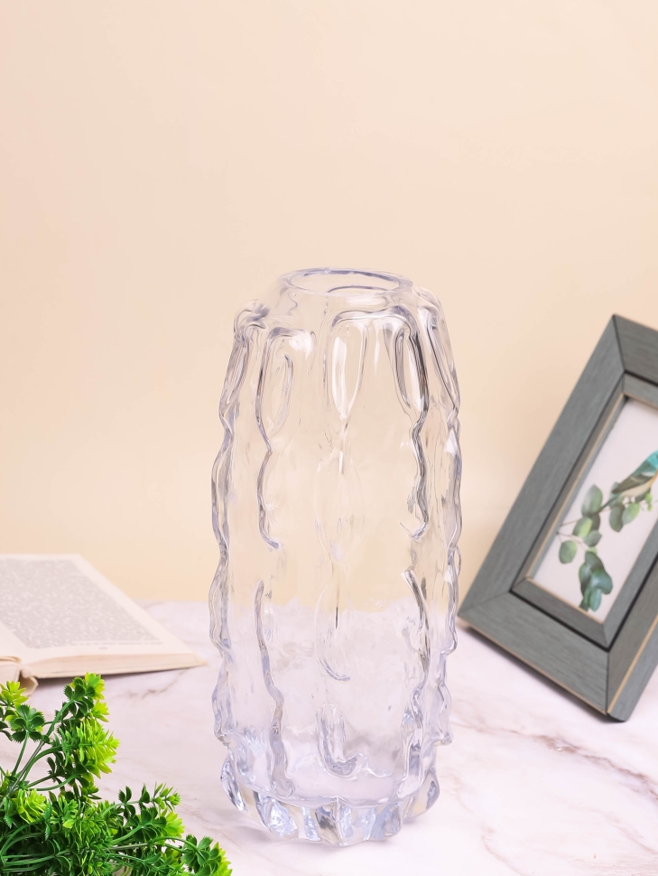 Ваза стекло h32 d14см К 244