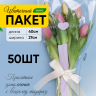 Пакет цветочный Конус 27/40/12,5 Романтика сиреневый 50 шт