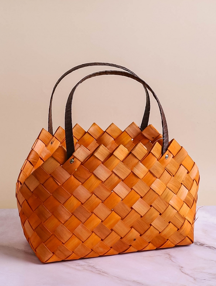 Корзина плетеная (шпон) 31х18х19см WF18-35S Корзина плетеная (шпон) 31х18х19см WF18-35S