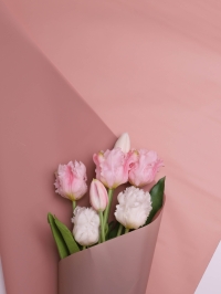 Пленка матовая 40мкм 58см х 10м Воздух лиловый