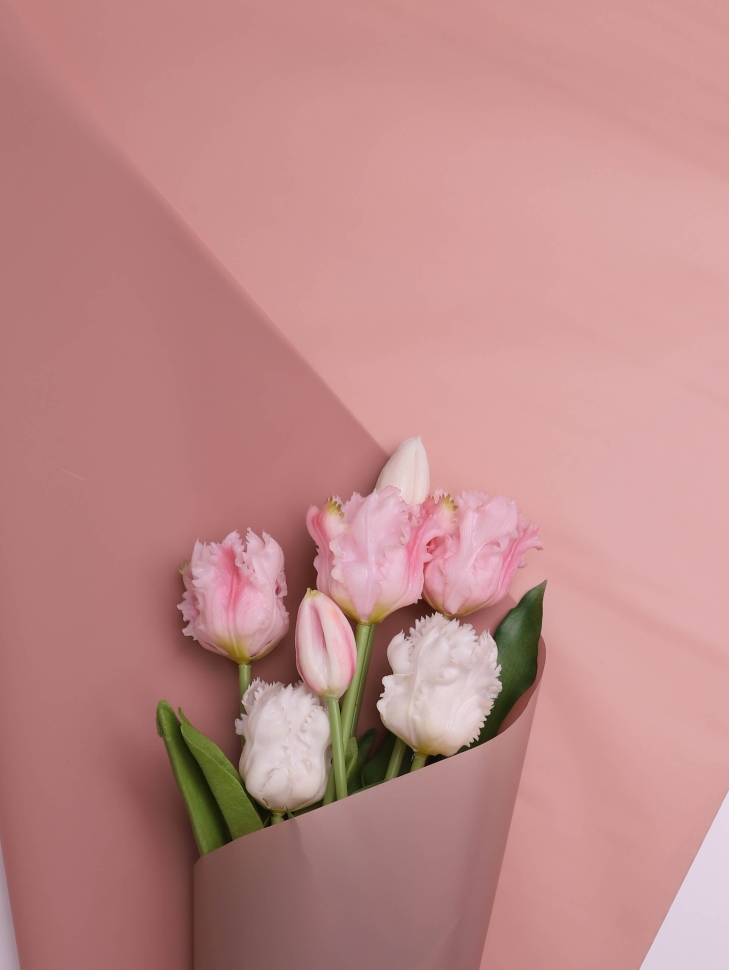 Пленка матовая 40мкм 58см х 10м Воздух лиловый