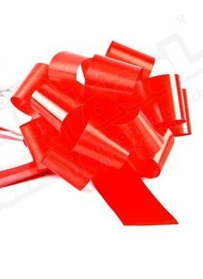 Бант шар простой 32, 10шт. красный