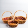 Корзина плетеная (ива) 3шт 46х36х41см L-28-4 коричневый
