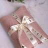 Лента НГ 2,5х3ярд с рисунком Merry Christmas шампань Лента НГ 2,5х3ярд с рисунком Merry Christmas шампань