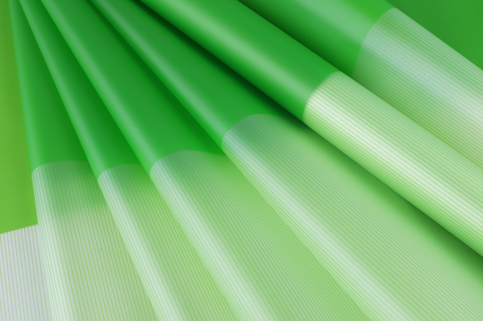 Пленка матовая 60смх10м салатовая / прозрачная с полосой Пленка матовая 60смх10м салатовая / прозрачная с полосой