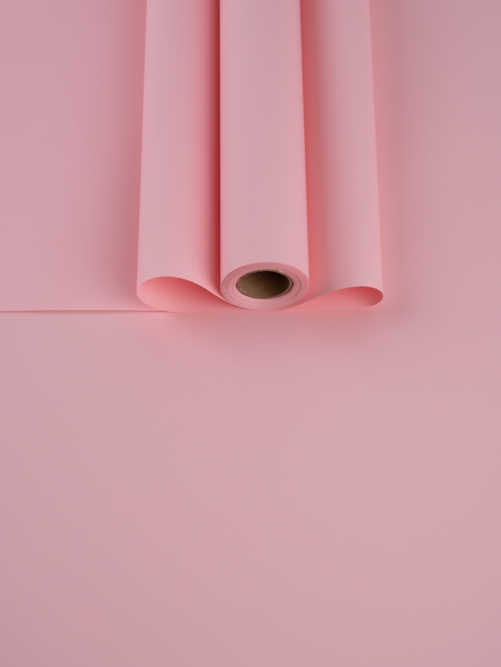 Пленка матовая 65мкм 58см х 10м Ассоль розовый