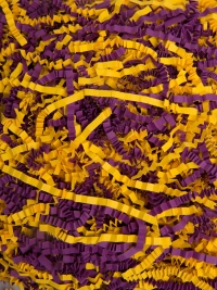 Наполнитель флористический бумажный  50г микс 622 ежевич/солнеч. желтый