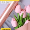 Пленка цветная 35 мкм 58см х 10м РЦ Металлик розовое золото Пленка цветная 35 мкм 58см х 10м РЦ Металлик розовое золото