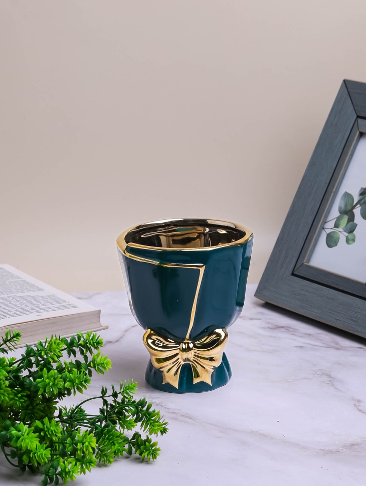 Кашпо керамика 12х12х13см TX06696012.12 синий Кашпо керамика 12х12х13см TX06696012.12 синий