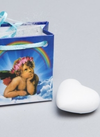 Фигурка Сердце L5,8 W3 H6см белый