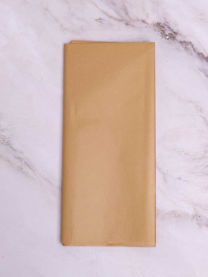 Бумага тишью  50х66см,10 лист. бежевый