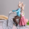 Фигурка Зайцы на велосипеде 16,5х6,5х19см SE076 Фигурка Зайцы на велосипеде 16,5х6,5х19см SE076