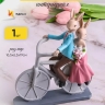 Фигурка Зайцы на велосипеде 16,5х6,5х19см SE076 Фигурка Зайцы на велосипеде 16,5х6,5х19см SE076