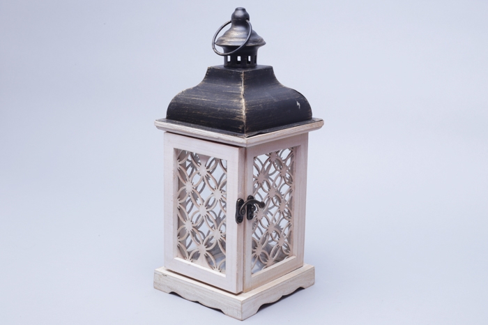 Подсвечник Фонарь 13,5х13,5х33см T-8244А