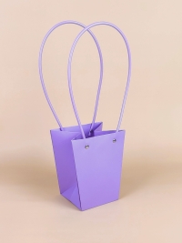 Сумочка для цветов 13х15,5х 9,5см лаванда