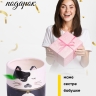 Кашпо керамика 10х10х10,5см животные Кот черный/белый Кашпо керамика 10х10х10,5см животные Кот черный/белый