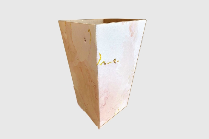 Плайм пакет H220 D175/125 Розовый мрамор