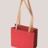Пакет для цветов 18x14.5x8см К красный