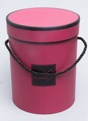 Коробка цилиндр 14х18,5см W6685-4 винный Коробка цилиндр 14х18,5см W6685-4 винный