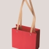 Пакет для цветов 22x18x10см К красный