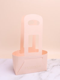 Плайм пакет для цветов прямоугольник H30х21х11см Fashion розовый