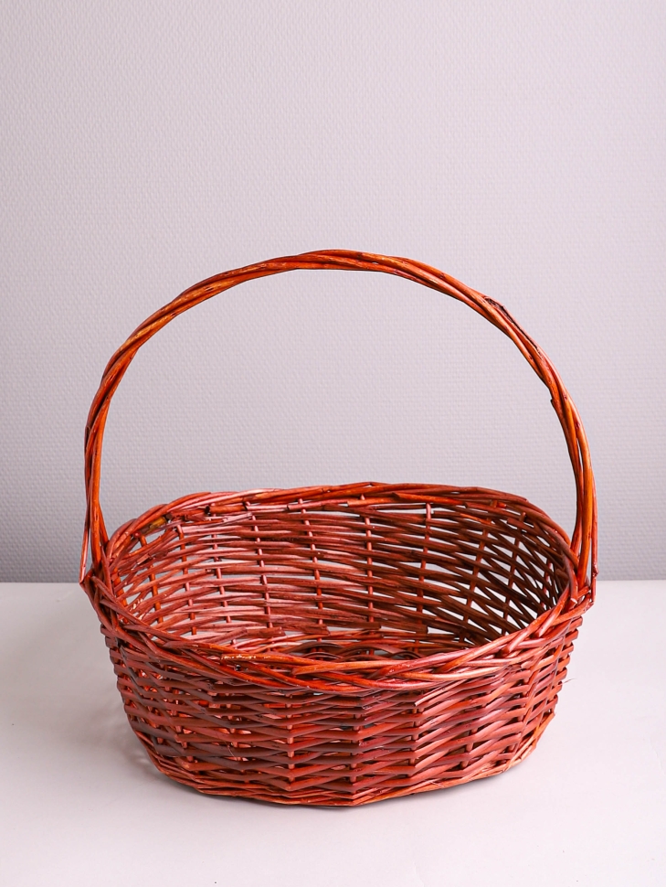 Корзина плетеная (ива) D50х45хH18х45см YM-017805 Корзина плетеная (ива) D50х45хH18х45см YM-017805