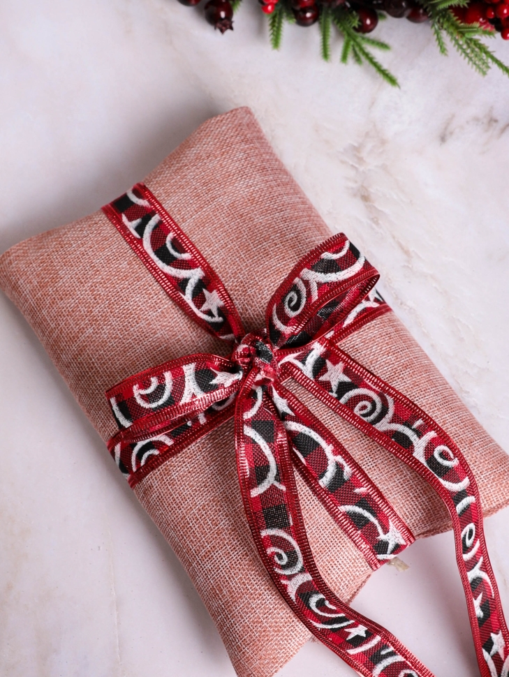 Лента НГ 2,5х3ярд шотландка с рисунком орнамент Лента НГ 2,5х3ярд шотландка с рисунком орнамент