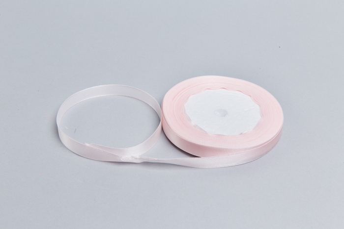 Лента атласная 10мм х 25ярд JD розовый нежный Лента атласная 10мм х 25ярд JD розовый нежный