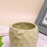 Кашпо керамика 14х14х11см LZL-218-1 зеленый светлый