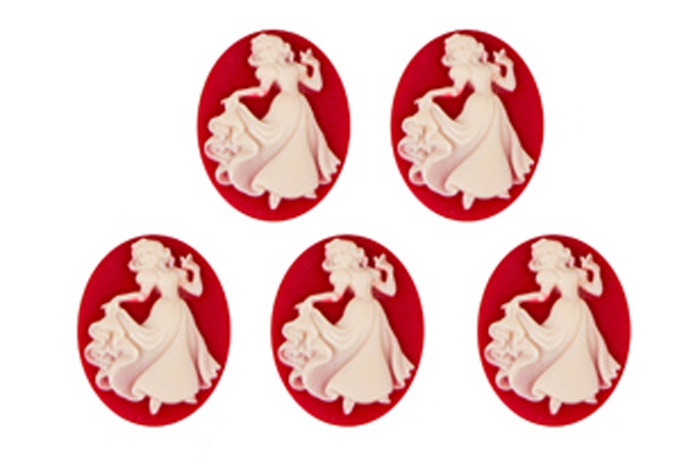 Камея любезница (3х4см), 5шт. Камея любезница (3х4см), 5шт.