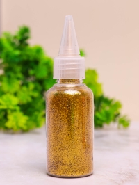 Блестки 20г К с дозатором золотые