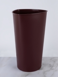 Ваза гладкая H33хD19/14,5см пластиковая 2004 винный