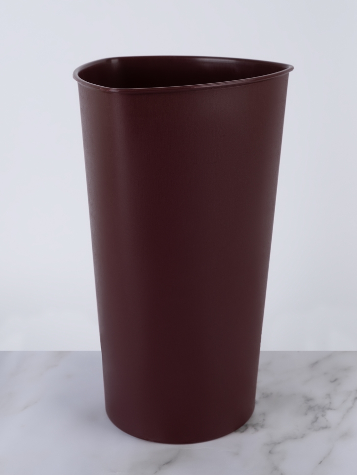 Ваза гладкая H33хD19/14,5см пластиковая 2004 винный