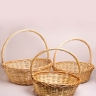 Корзина плетеная (ива) 3шт 57х50хH19/51см YS-6-6 натуральный