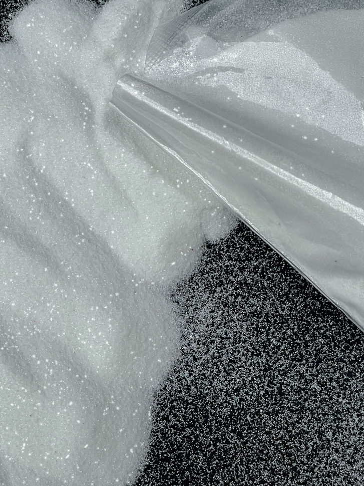 Блестки 1кг К белые