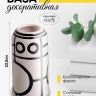 Ваза керамика 11х11х23,5см рисунок черно-белый Ваза керамика 11х11х23,5см рисунок черно-белый