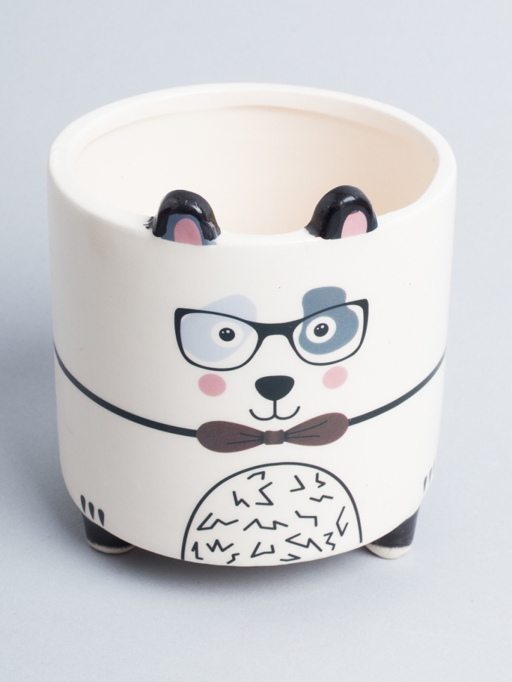 Кашпо керамика 10х10х10,5см животные Енот Кашпо керамика 10х10х10,5см животные Енот