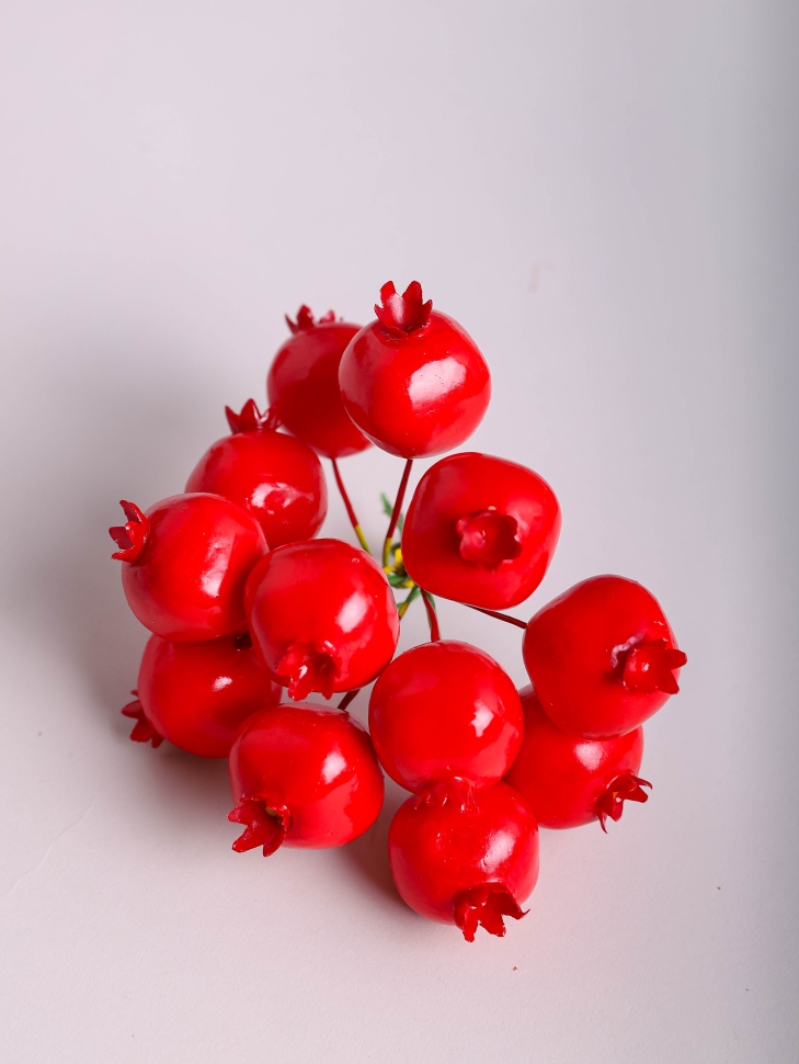 Гранат на проволоке 3 см 12шт I030550 Гранат на проволоке 3 см 12шт I030550