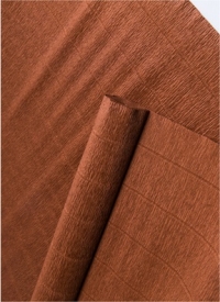 Бумага гофрированная простая, 180гр 568 коричневая