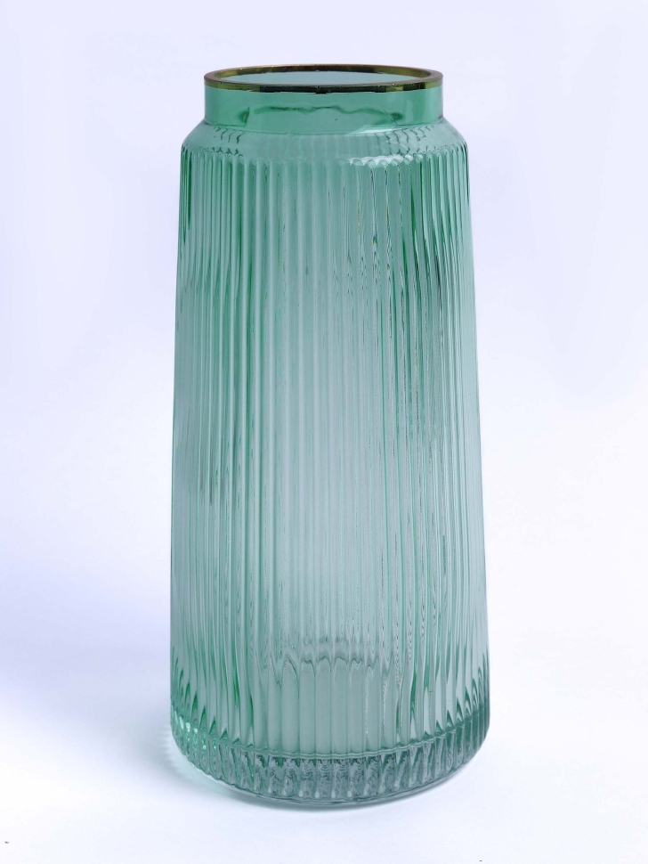 Ваза стекло h28 d14см К 284 изумруд Ваза стекло h28 d14см К 284 изумруд