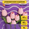 Пленка матовая Премиум 60см х 10м Волна прозр/сиреневый темный Пленка матовая Премиум 60см х 10м Волна прозр/сиреневый темный